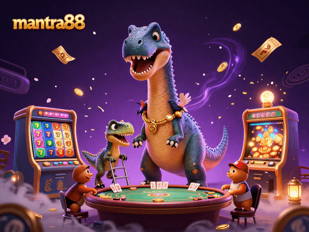 Engage with mantra88's thrilling slot experience featuring vibrant characters and dynamic gameplay.