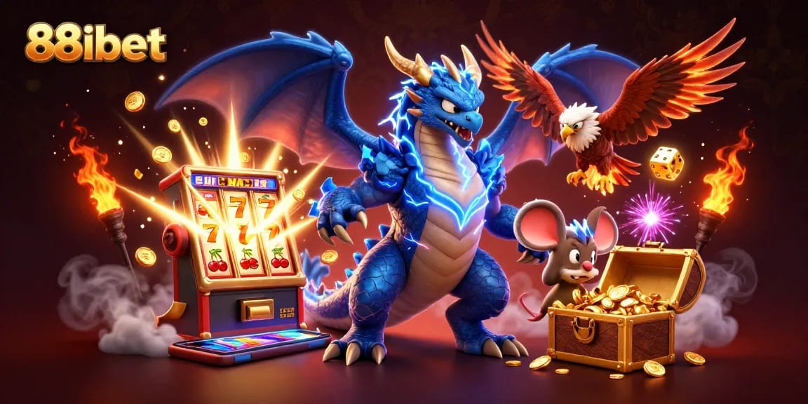 Experience the thrill of 88ibet's gaming with a magical thunder dragon and dynamic rewards.