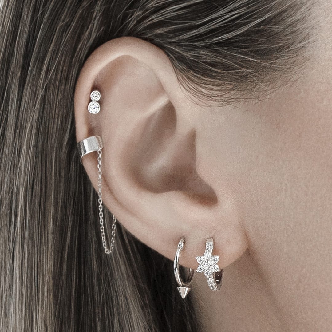 Elegant White Gold Piercing Jewellery for Modern Style | Cervin Blanc