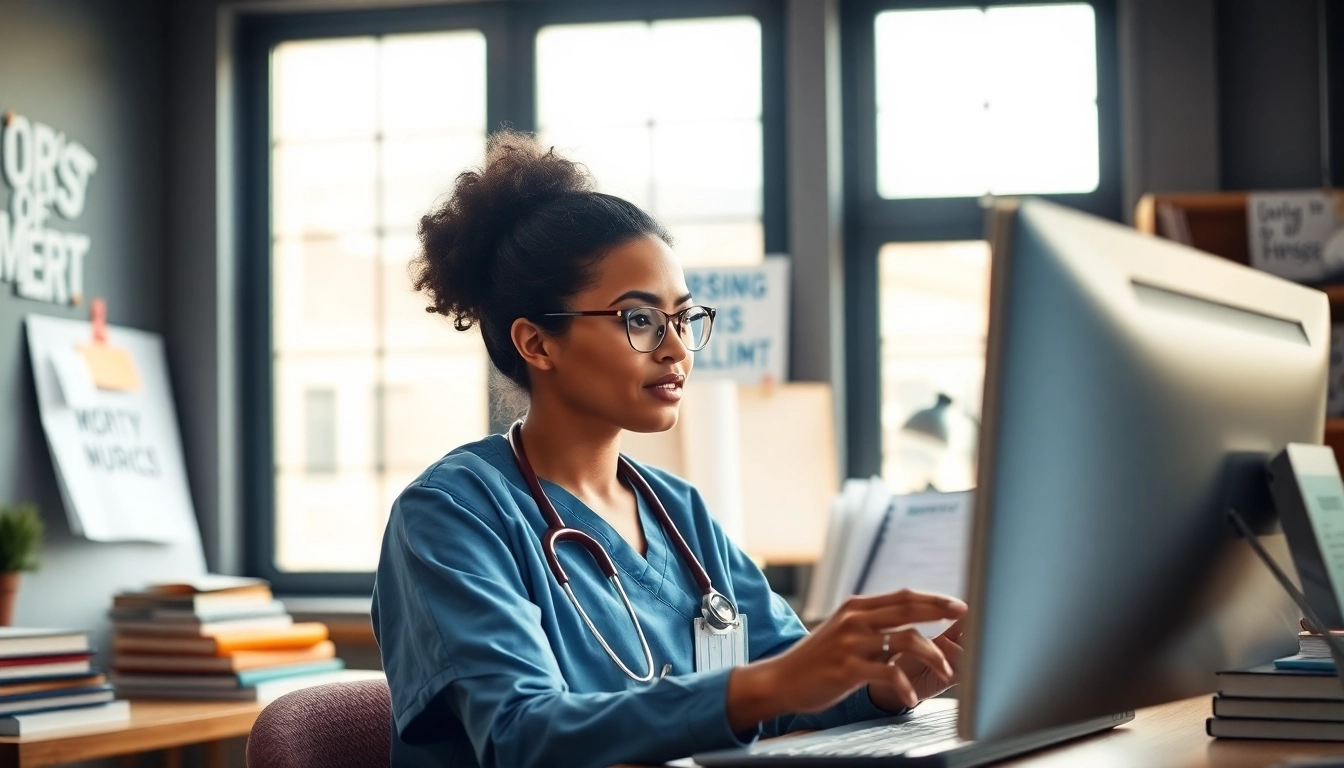 Check Past Nclex fast results on a computer in bright study environment.
