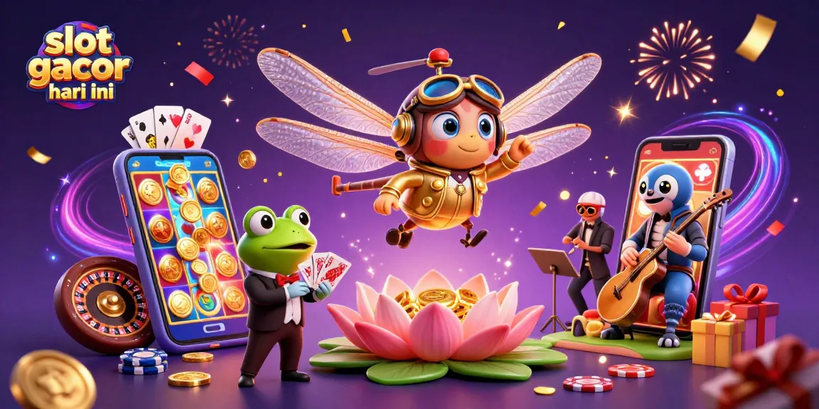 Menang maksimal dengan slot gacor hari ini di kasino unik bersama karakter ceria