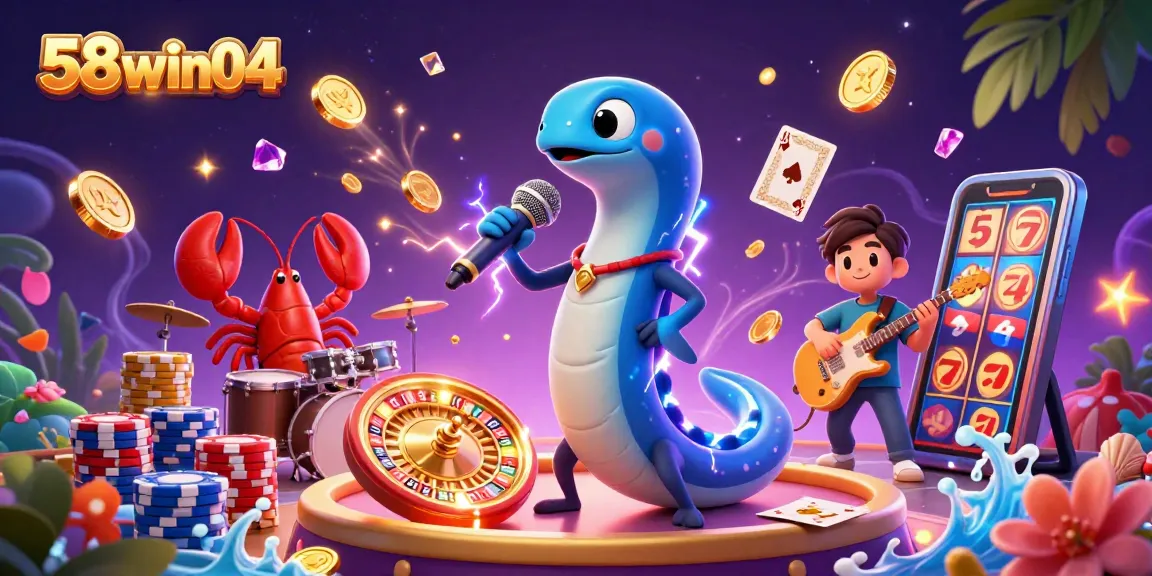 Celebrate wins with electric entertainment at 58win04's vibrant underwater casino.