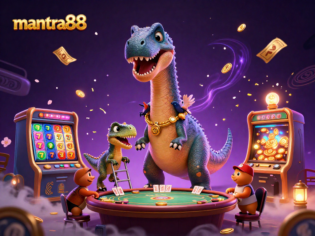 Engage with mantra88's thrilling slot experience featuring vibrant characters and dynamic gameplay.