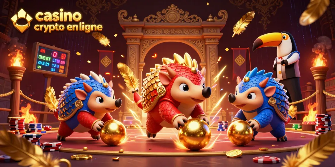 Jouez à casino crypto en ligne avec des pangolins rivaux, des pièces d'or et des effets féeriques.