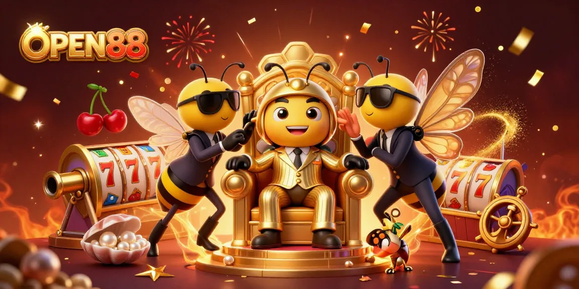 Experience thrilling gameplay at OPEN88 with vibrant casino elements and captivating characters.