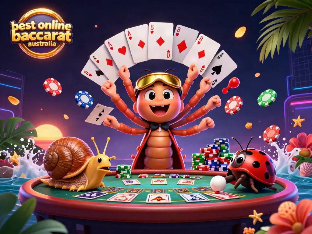Join the action in the best online baccarat Australia with an exciting 3D dealer and lively characters.