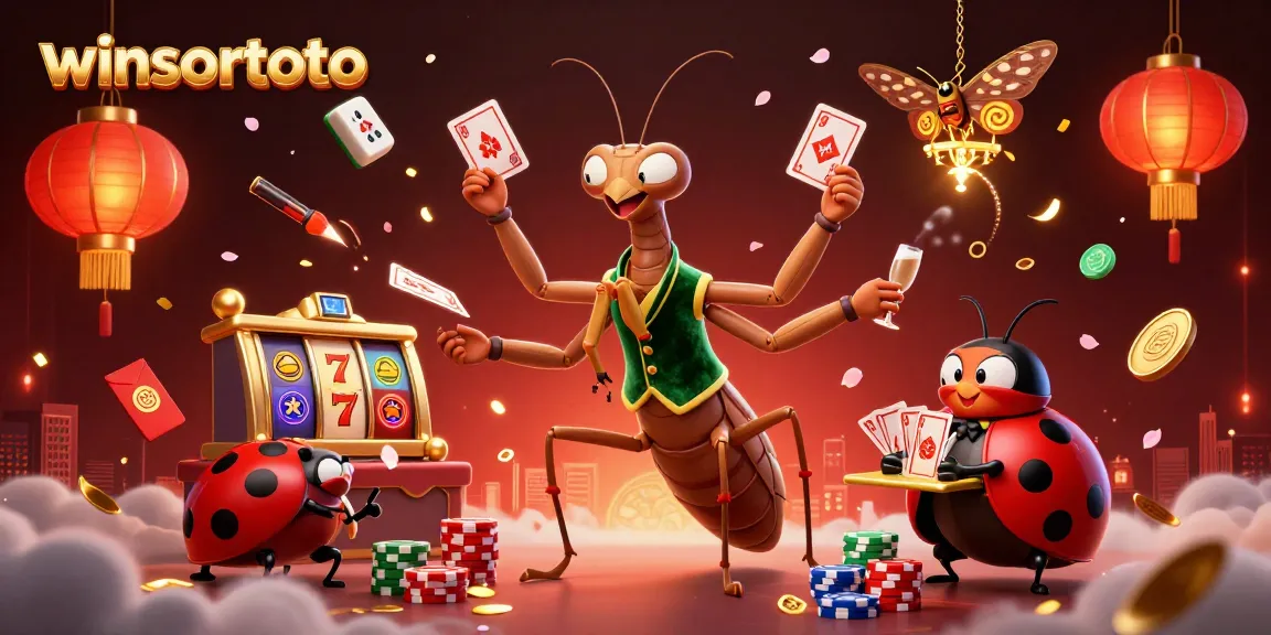 Menangkan permainan di winsortoto dengan ilustrasi kasino yang meriah dan penuh aksi.