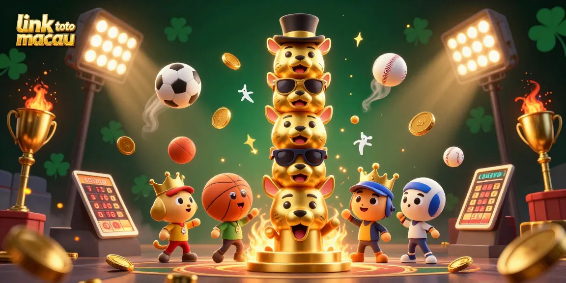 Generate excitement with link toto macau showcasing dynamic sports elements and a magical totem pole.