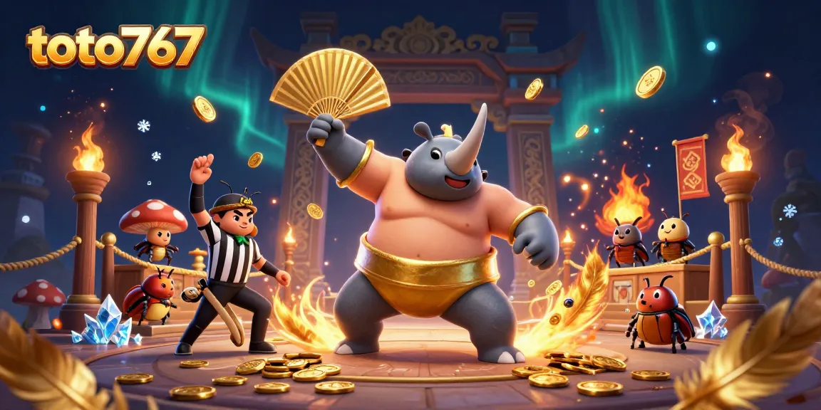 Toto767 menghadirkan turnamen judi unik dengan kejuaraan keong dan koin emas melayang di arena.