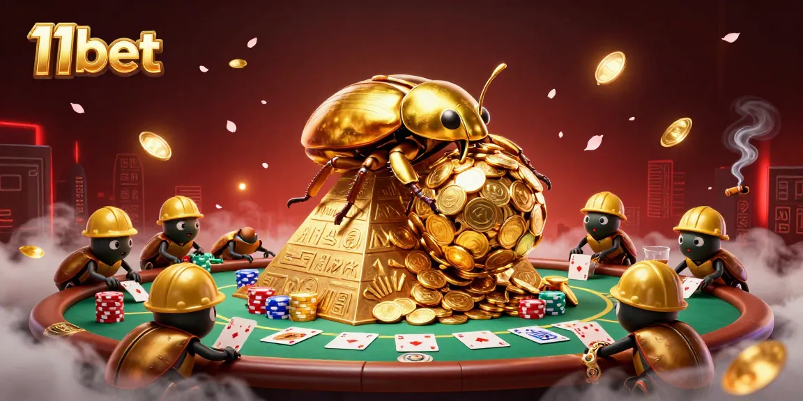Experience thrilling gameplay at 11bet with vibrant casino scenes and engaging action.