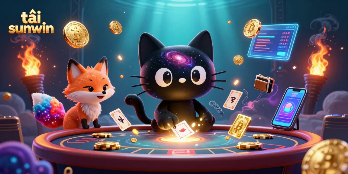 Experience excitement and fun with tải sunwin in this vibrant cosmic casino scene.