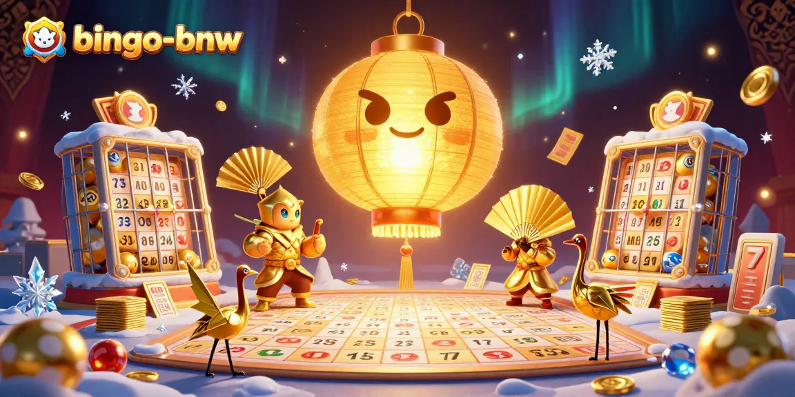 Engage with bingo-bnw and enjoy thrilling gameplay in a vibrant bingo hall with glowing characters and sparkling treasures.