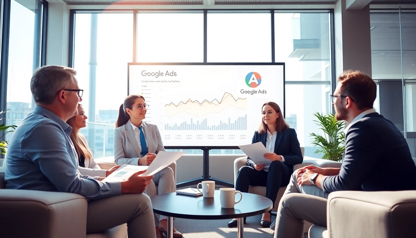 Ignite success with effective google ads edmonton strategies in a professional office setting.