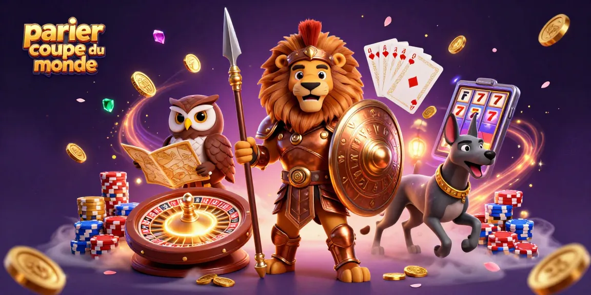 Parier pour la coupe du monde et gagner avec des stratégies gagnantes en illustration dynamique de casino incontournable.