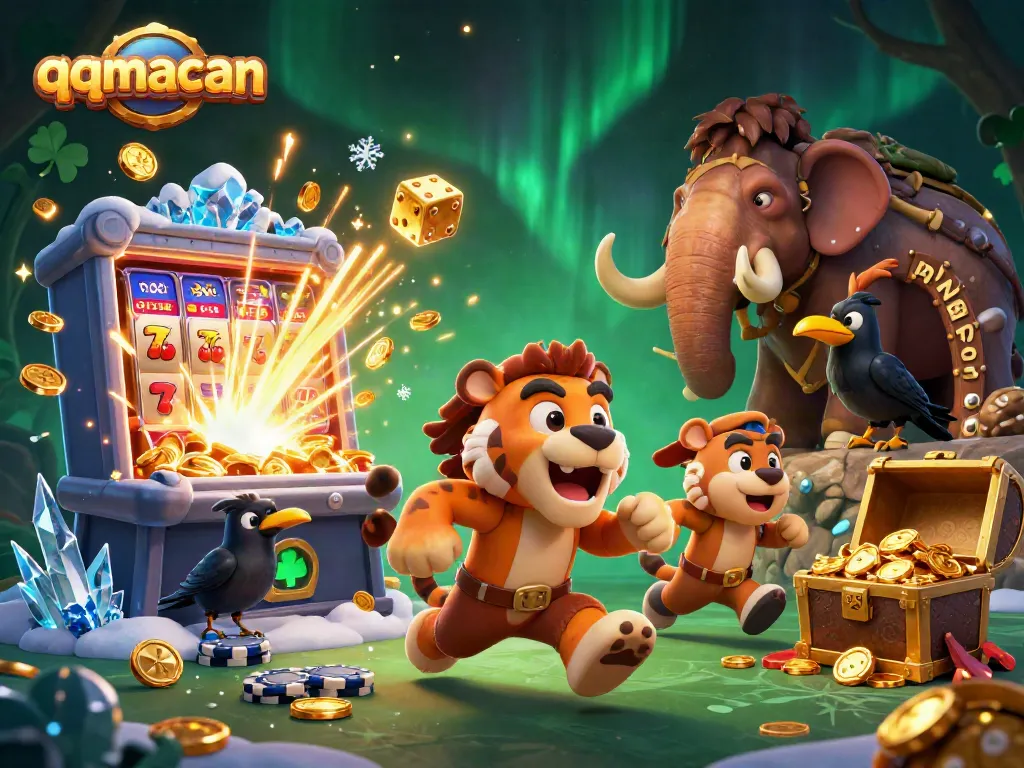 Engage in exciting wins with qqmacan at a thrilling prehistoric casino environment.