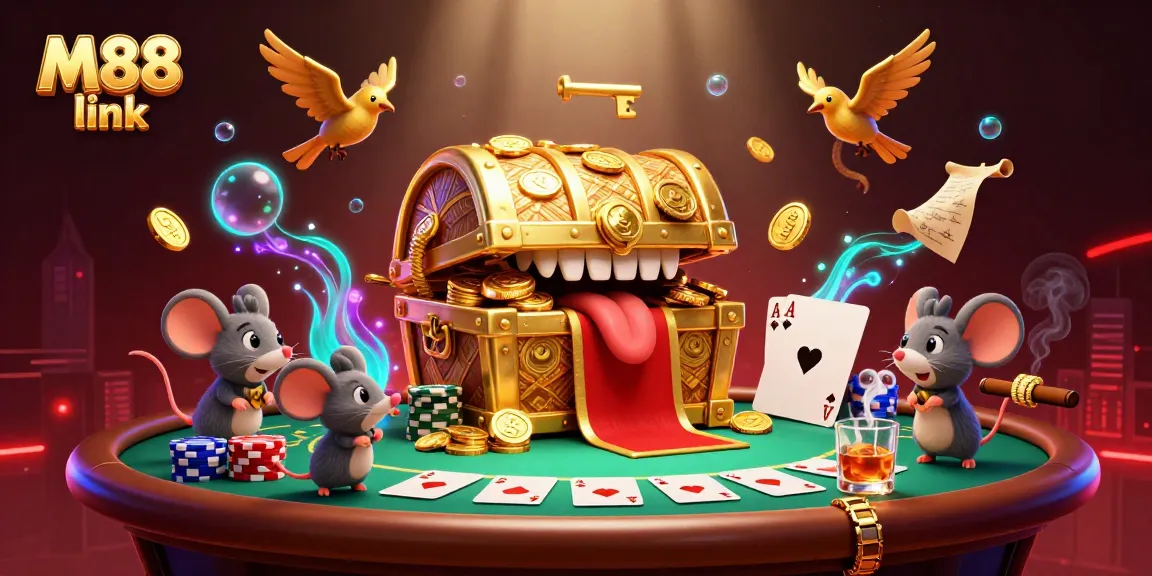 Experience the excitement of M88 link with vibrant colors and dynamic casino action.