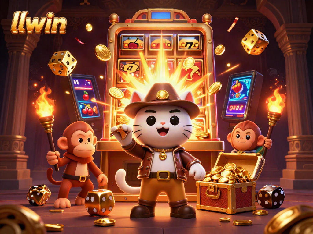 Experience epic wins with the immersive llwin online casino treasure hunt featuring animated characters.